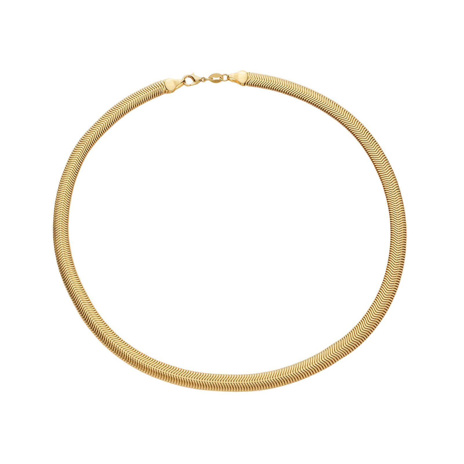 Colar Dourado Lacraia